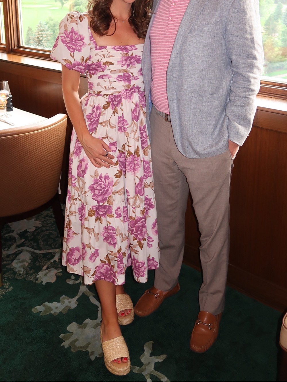 Abercrombie & Fitch Emerson Dress with Pink Floral Print